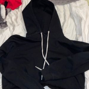 Target cropped hoodie